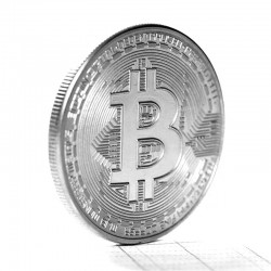 BitCoin coin - silver