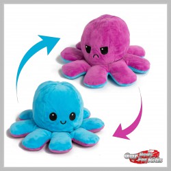 Pulpo de peluche reversible...